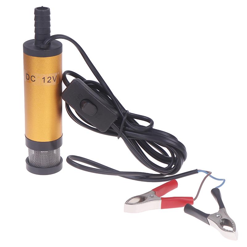 1 Adet Elektrikli Dalgıç Pompa Dizel Su Pompalamak İçin 12V Dc Çap 38Mm Elektrikli Yakıt Transfer Pompası