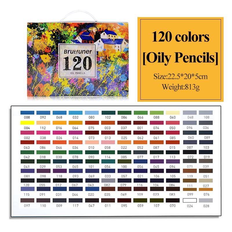

Профессиональный набор масляных карандашей, деревянный мягкий акварельный карандаш для рисования, эскизов, 48/72/80/120/160/180 шт.