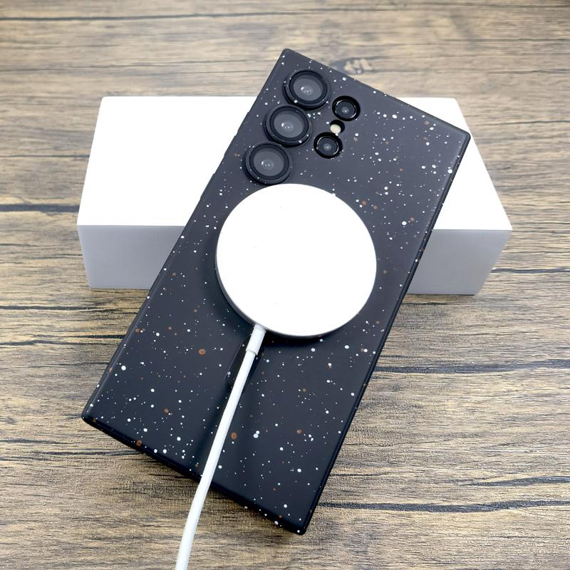 Luxury Silicone Case For Samsung Galaxy S26 S25 S24 S23 S22 S21 Ultra Plus S25Ultra S24Ultra A26 A16 A17 A55 A56 Magsafe Wireless Charge Full Cover