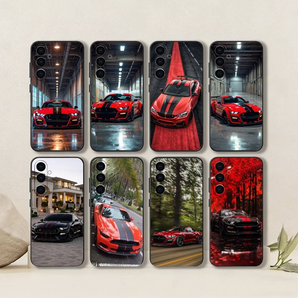 Ford Mustang Phone Case For Samsung Galaxy A73,A72,A71,A70,A53,A52,A51,Others Soft Black Cover