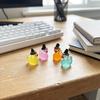 KESYOO 20pcs Halloween Decorations Miniature Glow-in-the-Dark Ducks Halloween Ornaments Witch Resin Duck Mini Figures Terrarium Dollhouse Succulents