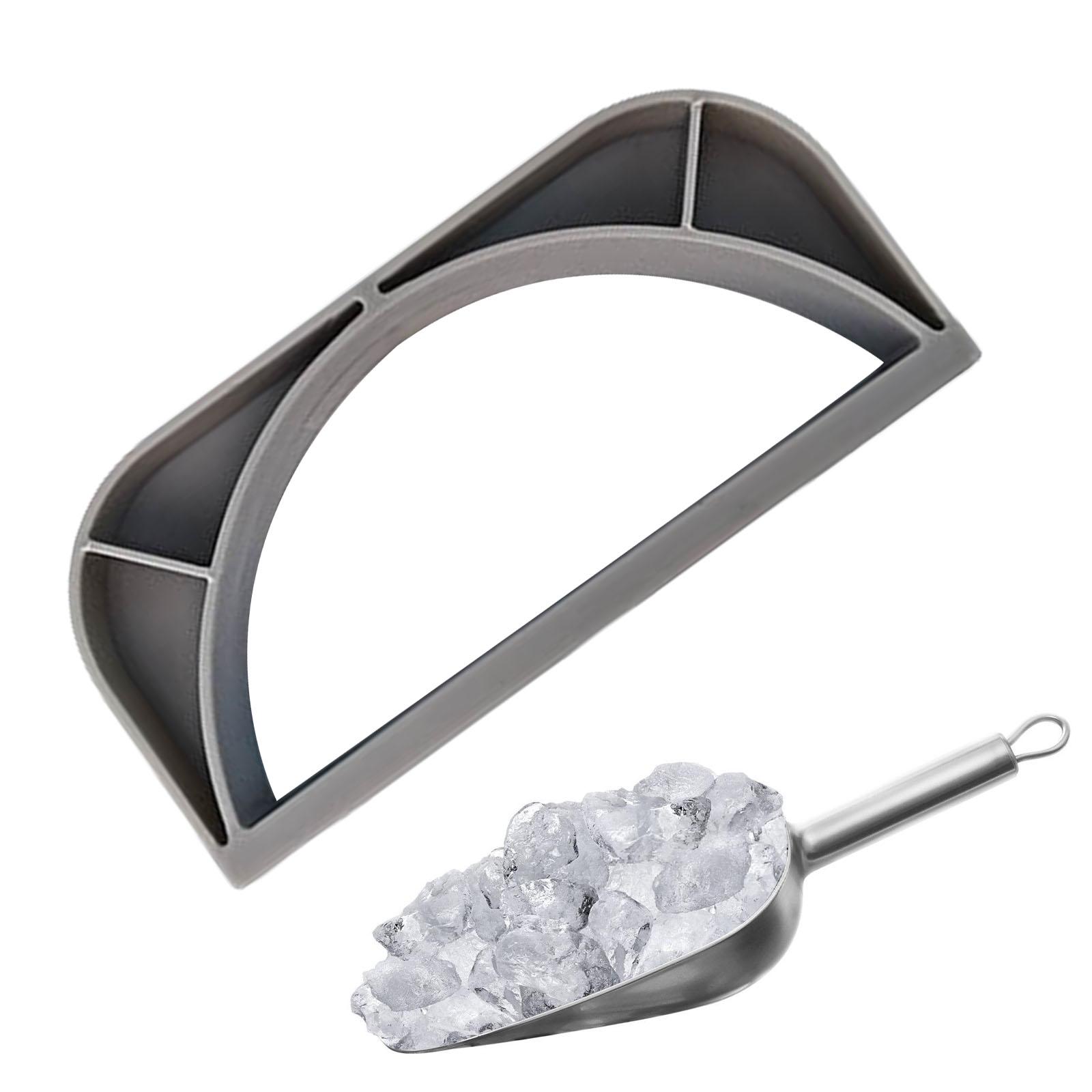 

Multipurpose Magnetic Ice Scoop Holder For Easy Access And Organization In Kitchen Or Bar With Ergonomic Design сірий