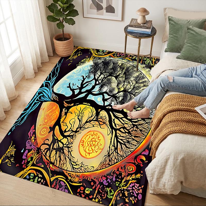 Tree Life Living Room Nonslip Area Rug Soft Carpet For Bedroom Game Playroom Sofa Office Home Decor Doormat Christmas Gift C9302071