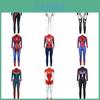 Halloween Spiderman Cosplay Jumpsuit Women's Slim Tights Bodysuit