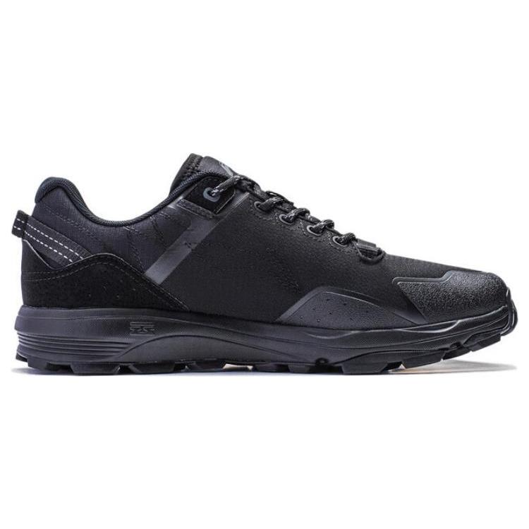 Li Ning Cushioning, Wear Resistant Low top Running Shoes Men's Black ARNT011-2