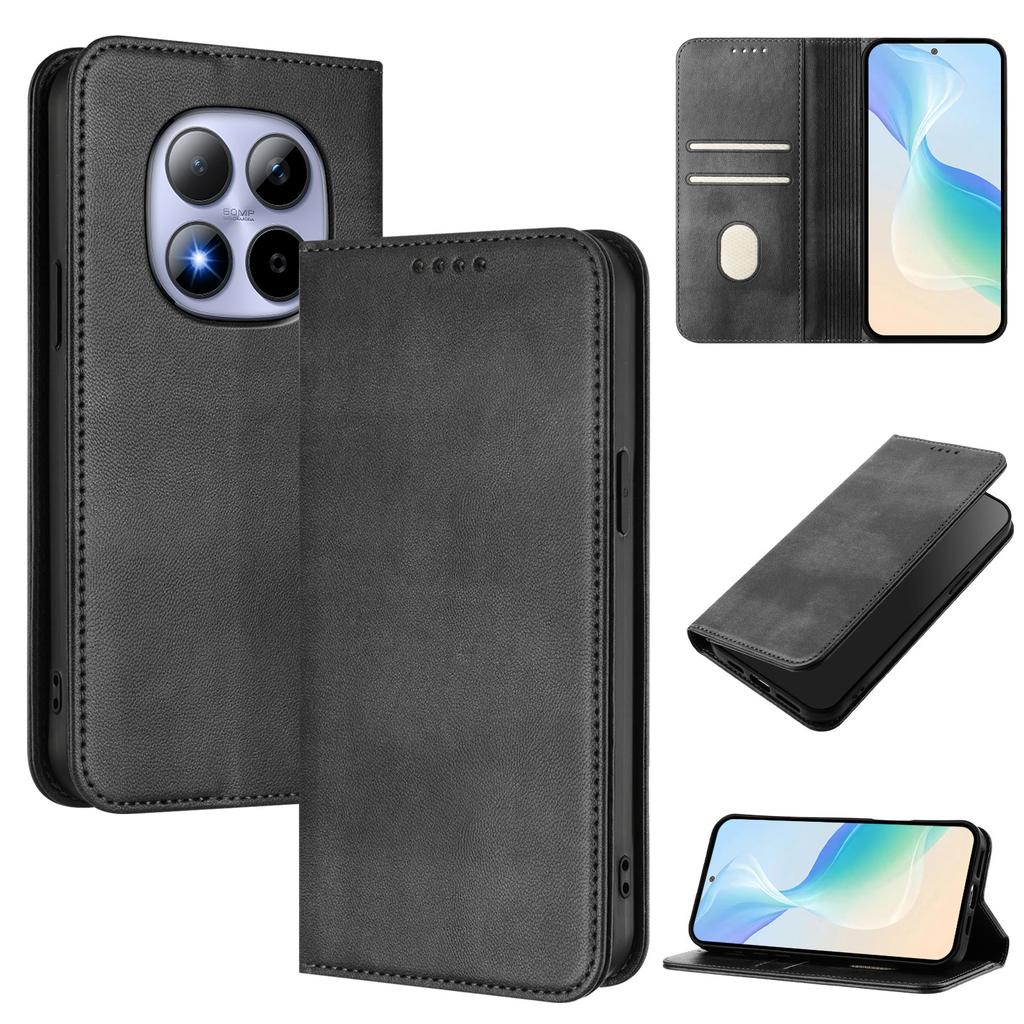 For Xiaomi Redmi Note 15 Pro 5G Wallet Cases Retro Texture RFID Blocking Leather Phone Cover