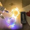 USB Remote-Controlled LED Curtain String Lights - 3x3m Alloy Wire for Christmas and Holiday Decor