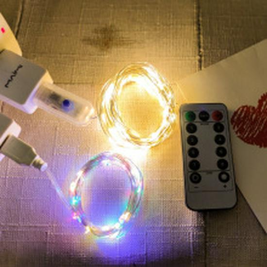 USB Remote-Controlled LED Curtain String Lights - 3x3m Alloy Wire for Christmas and Holiday Decor
