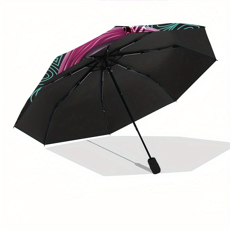 Sally, Nightmare Before Christmas Automatic Opening and Closing Umbrella - 8 Ribs Portable Folding Umbrella with Plastic Handle, Suitable fo