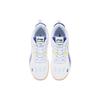 Li Ning Shock Absorbing Non-Slip Durable Low-Top Training Shoes Unisex sneaker White Blue APTT005-1
