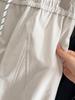 Elastic Waist A-Line Cargo Skirt for Women - High-Waisted, Slimming, Perfect for Pear Shapes, New Spring/Autumn Style.