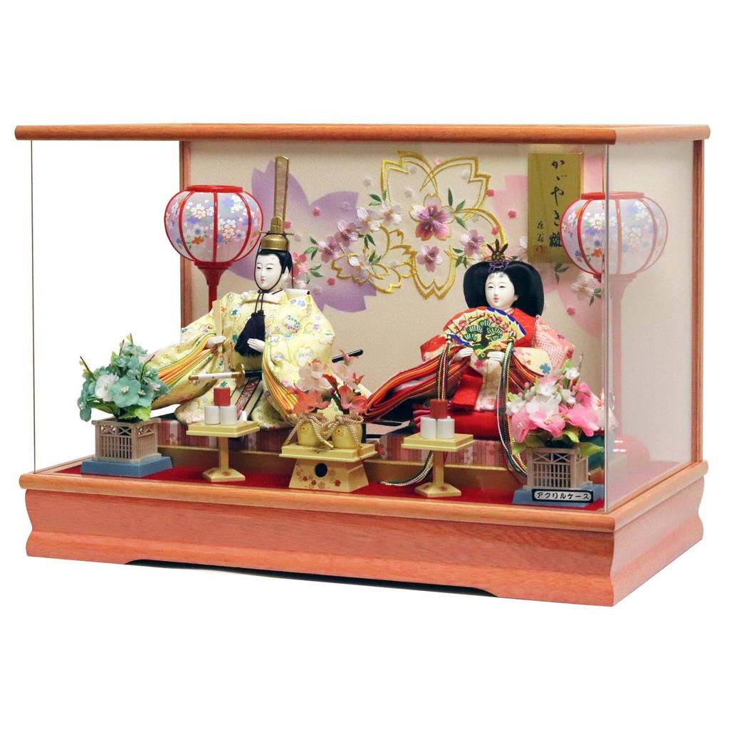 Hina Doll Hina Doll Prince Case Decoration Case Decoration Pink Painted Acrylic Case Acrylic Case Width 53 X Depth 31 X Height 2523AZ 37.5cm