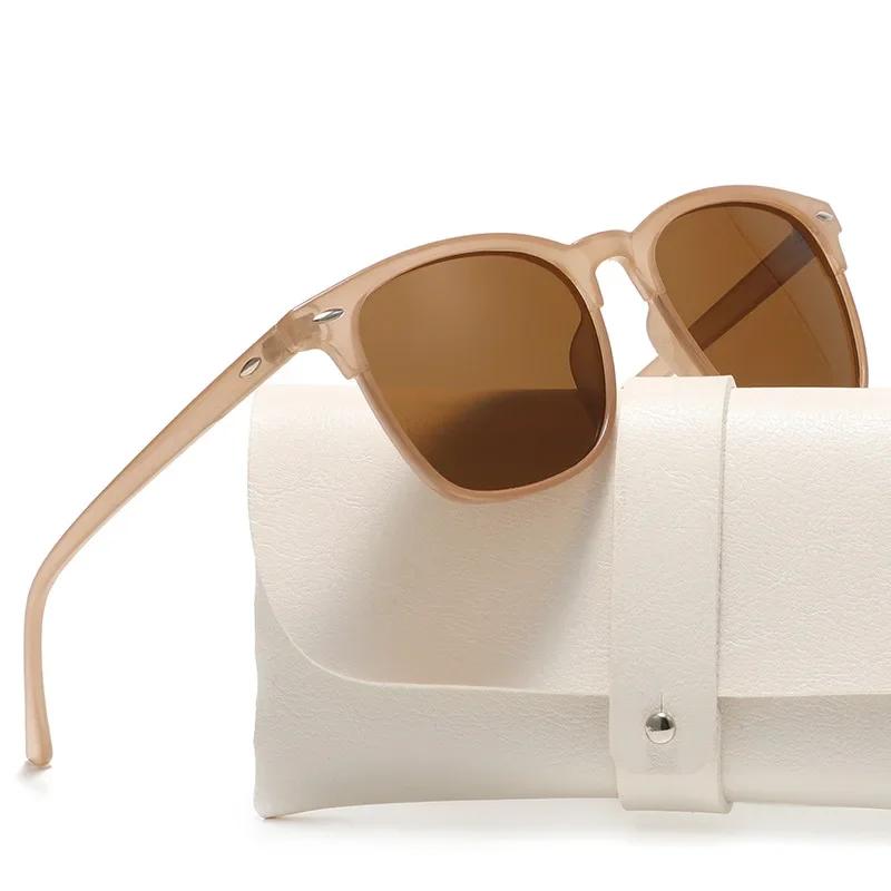 Polarized Coated Sunglasses Seaside Street Pos Retro and Fashionable Rice Studded Glasses Men Women Sports Driving Sun Glasse