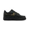 Nike Air Force 1 Golden Horse Brings Fortune Abrasion Resistant Low top Skateboard Shoes Unisex Black Gold CW2288-001(Team827-)