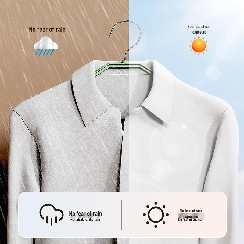 Wide-Shoulder Non-Slip Plastic Hanger for Wet & Dry Clothes, Anti-Shoulder Mark, Ideal for Home & Dorm Use