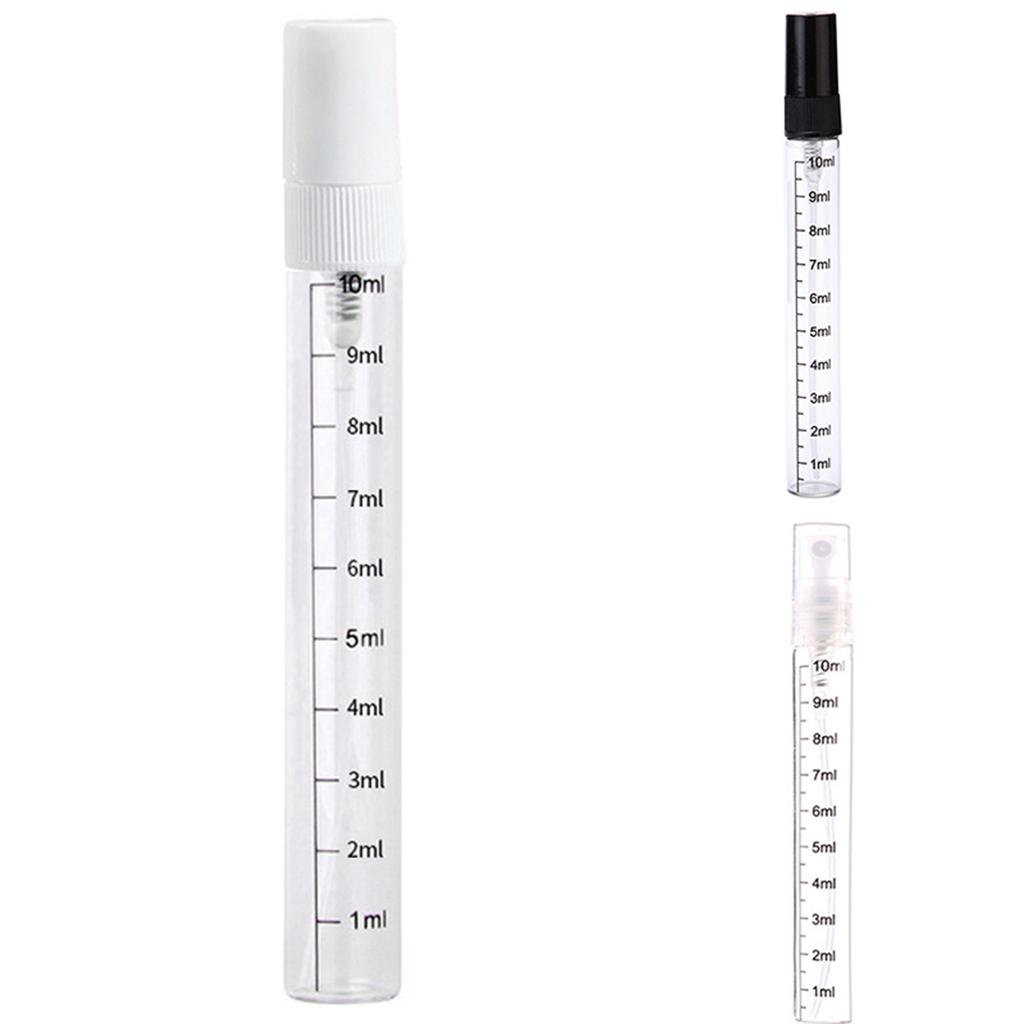 Mini Spray Atomizer Bottles 5/10ml Portable Empty Mist Perfume Bottles Refillable Travel Spray Bottles with Scale