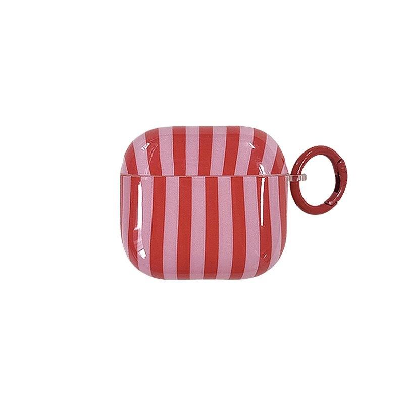 Simple Contrasting Stripes AirpodsPro1 Earphone Case for Apple 1/1/1/1st Generation Wireless Bluetooth Case