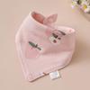 Super Soft Cotton Infant Bib & Neck Warmer - Anti-Spit Up, Autumn/Winter Triangle Scarf