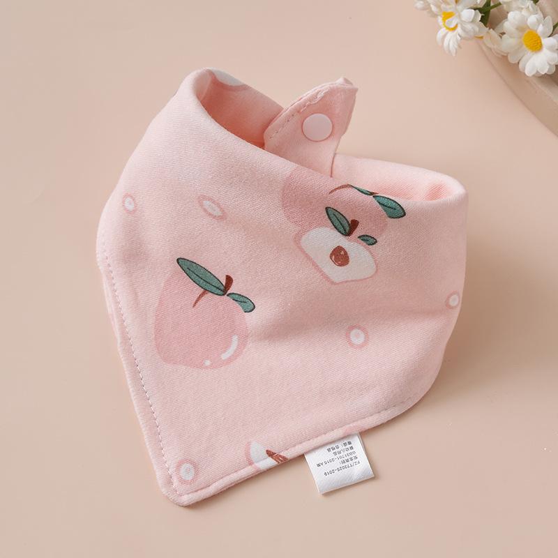 Super Soft Cotton Infant Bib & Neck Warmer - Anti-Spit Up, Autumn/Winter Triangle Scarf