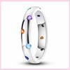 NEW Fashion 925 Silver Simple Infinity Finger Ring For Women Sparkling Twisted Stackable Rings Popular Anillo Engagement Jewelry