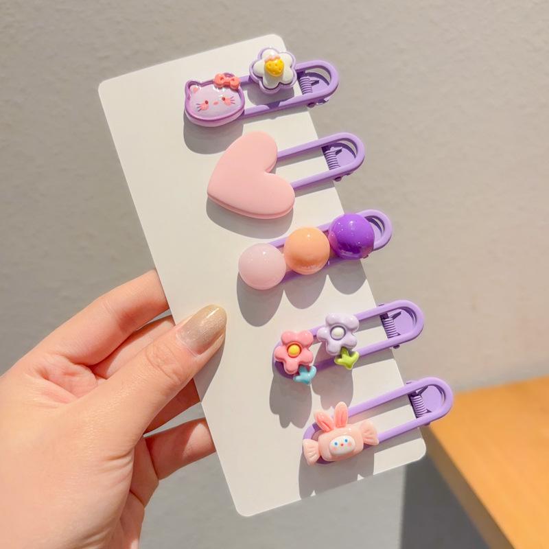 2024 Bunte Entenschnabel-Haarspangen für Mädchen - Niedliche Seitenscheitel & Frizzige Haarnadeln Kinder-Kopfschmuck