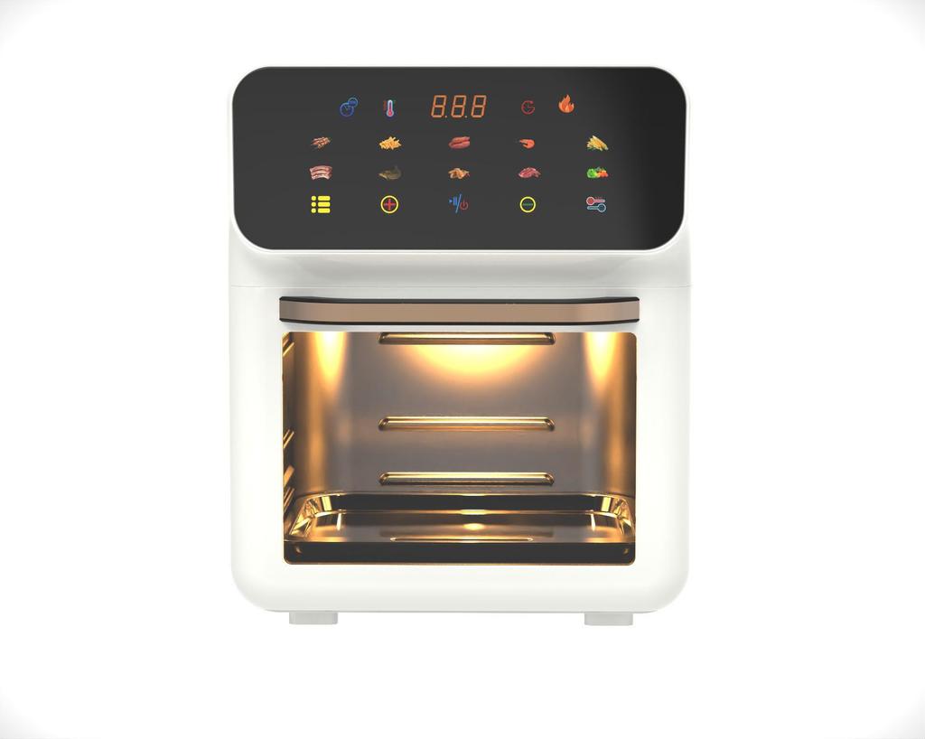 Multi-Function Electric Oven & Air Fryer: Large Capacity, Dual Standard Support