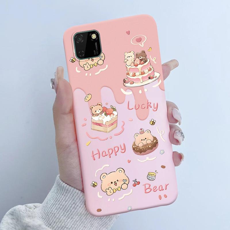 For Huawei Y5p Phone Case DRA-LX9 Butterfly Flower Girl Design Soft Silicone TPU Back Housing for Honor 9S HuaweiY5p Y 5p Covers