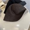 Double-sided Knitted Wool Bucket Hat Women's Autumn and Winter New Versatile Face Little Fisherman Hat