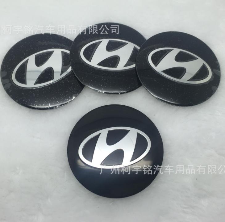 4pcs 56/60/65/70mm Wheel Center HubCap stickers For Hyundai Tucson Genesis Elantra Verna sonata Palisade Bayon Inster i30 i20
