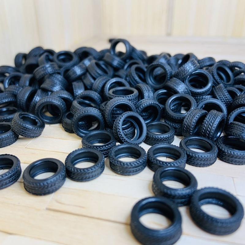 10/20/50Pcs 1/18 1/24 1/43 Tire Skin Car Model Miniature Scene Display Accessories For Model Lovers Collection Gifts