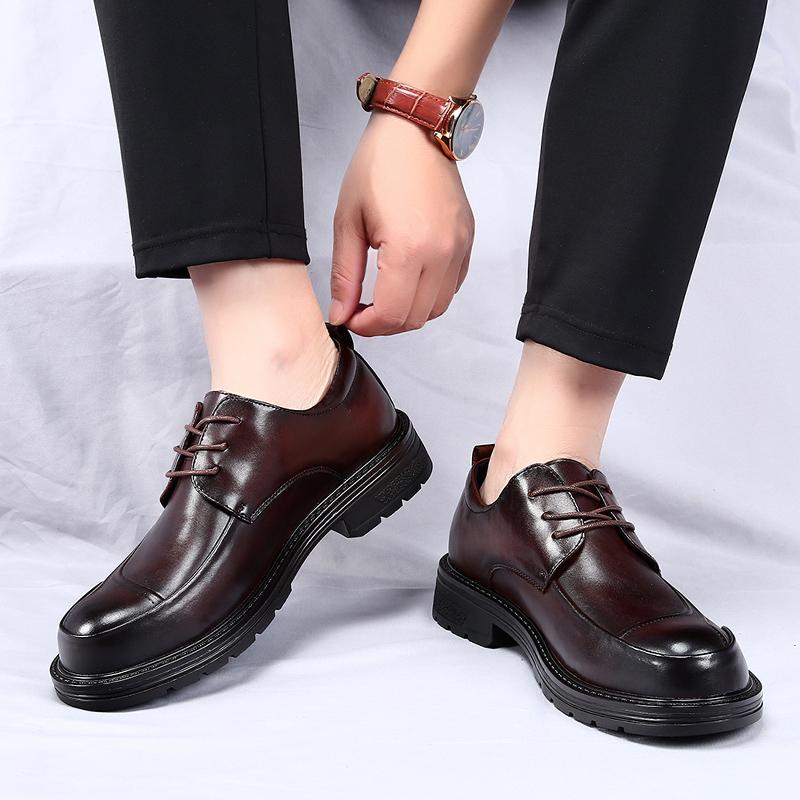 Modă Modele noi Încălțăminte pentru bărbați de înaltă calitate, stil versatil, cu talpă groasă, Încălțăminte casual confortabilă pentru petrecere și condus