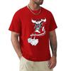 Chicago Shoe Bull Rosso Bianco Hip Hop T-shirt Lunga Harajuku T-shirt a Manica Corta T-shirt Grafica Top