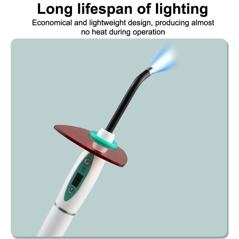 Dental Wireless Quick 1 Second Led Curing Light Curable Resin Oral Hygiene Wireless Device Led Dental Popolymerized Lamp