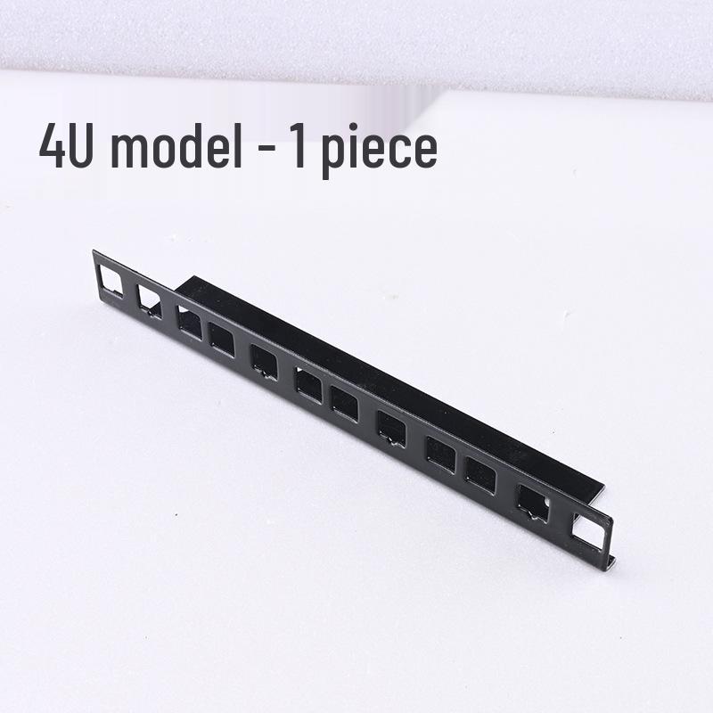 Rack Cabinet Flight Case Accessories (8U, 10U, 12U, 16U) - Square Hole U Plates and Bars