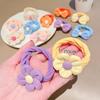 Children's Hair Ties Non-Damaging Towel Rings Elastic Hair Bands Little Girls Ponytail Rubber Bands