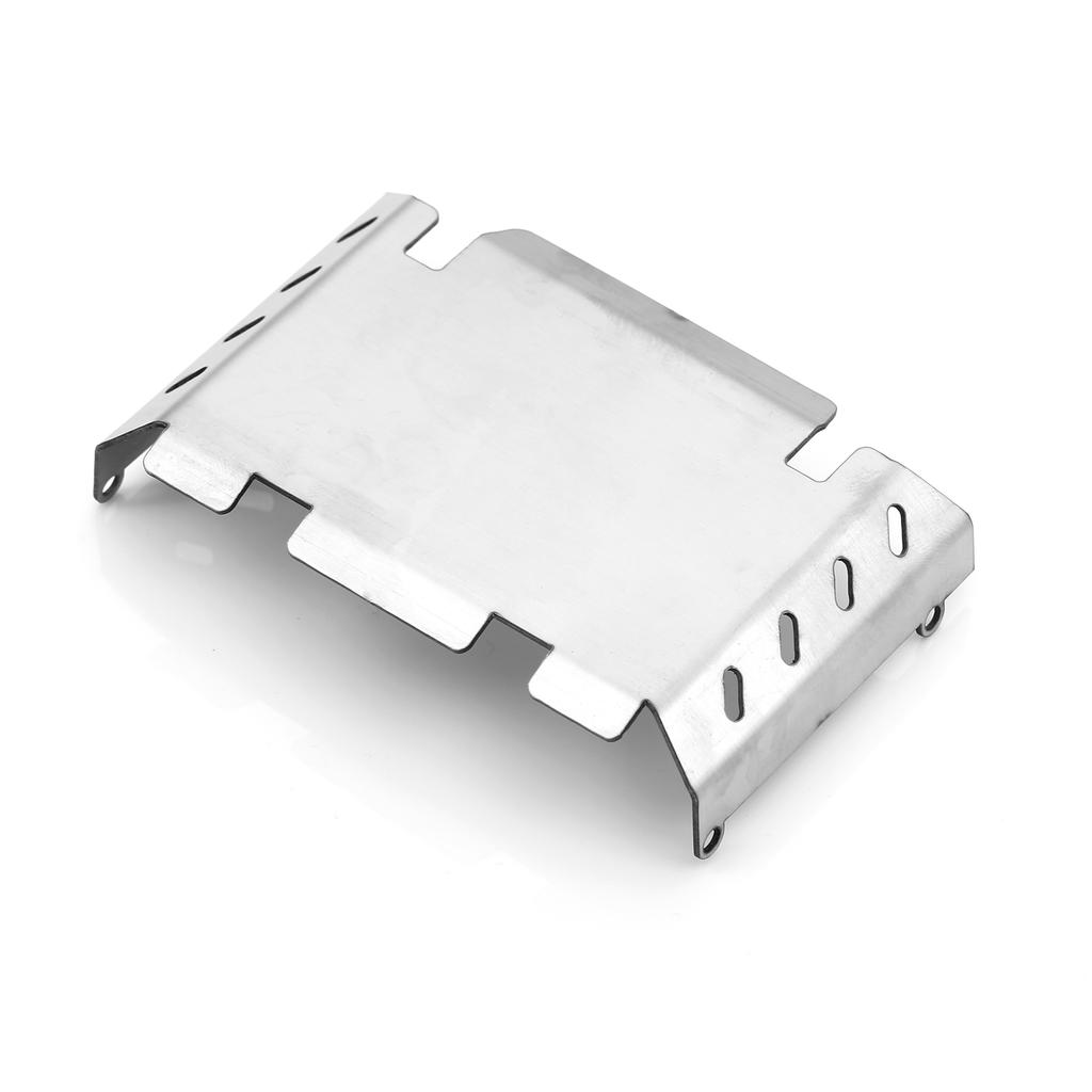FMS FCX10 Metal Stainless Steel Chassis Armor Guard Protection Protector Skid Plate 1/10 RC Car Upgrade Parts