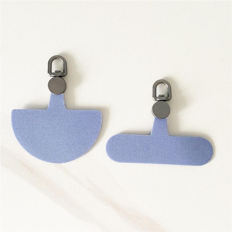 

2PCS 360 ° Rotation Metal Head Mobile Phone Strap Clip Patch Firm Phone Lanyard Anti loss Nylon Gasket Phone Case Connect Card