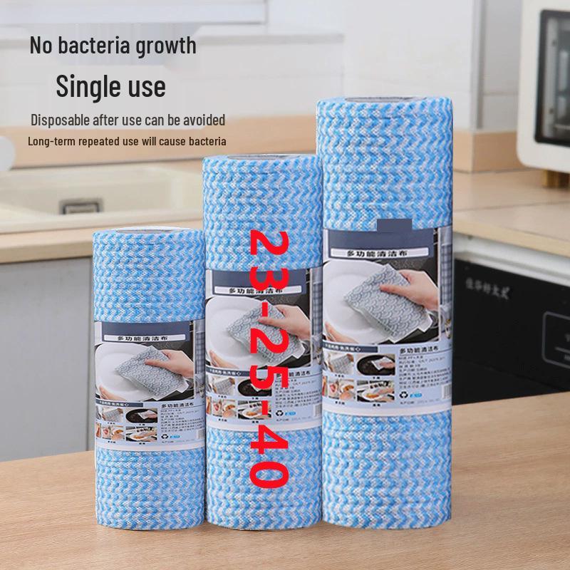 

Японские впитывающие безворсовые одноразовые салфетки для посуды - Толстые, двойного назначения для влажной/сухой уборки, удаление масляных пятен