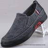 2025 Men's Slip-On Canvas Shoes: Wear-Resistant, Non-Slip, Casual Footwear for Spring and Autumn