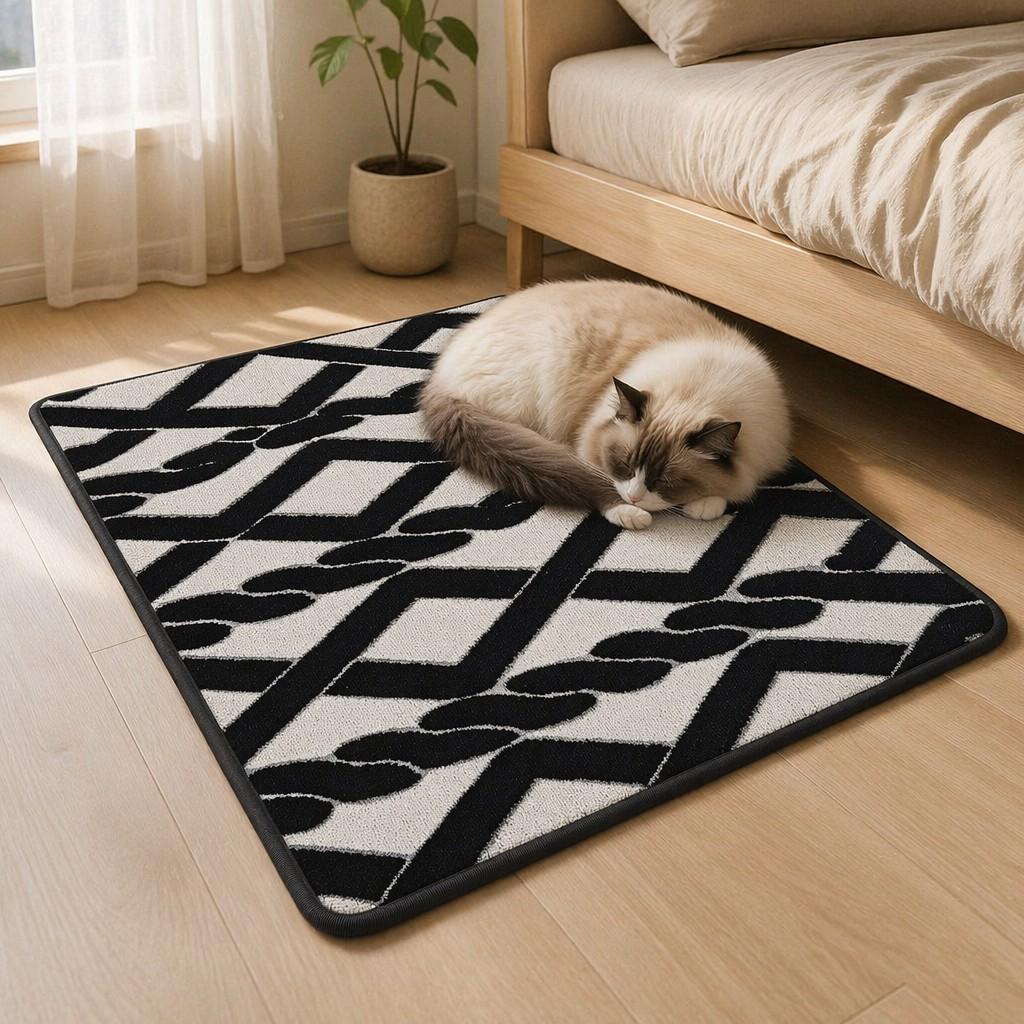 Pet Minimalist Style Small Fresh Entrance Entrance Bathroom Kitchen Floor Mat Floor Mat Non-slip Machine Washable Carpet 2026