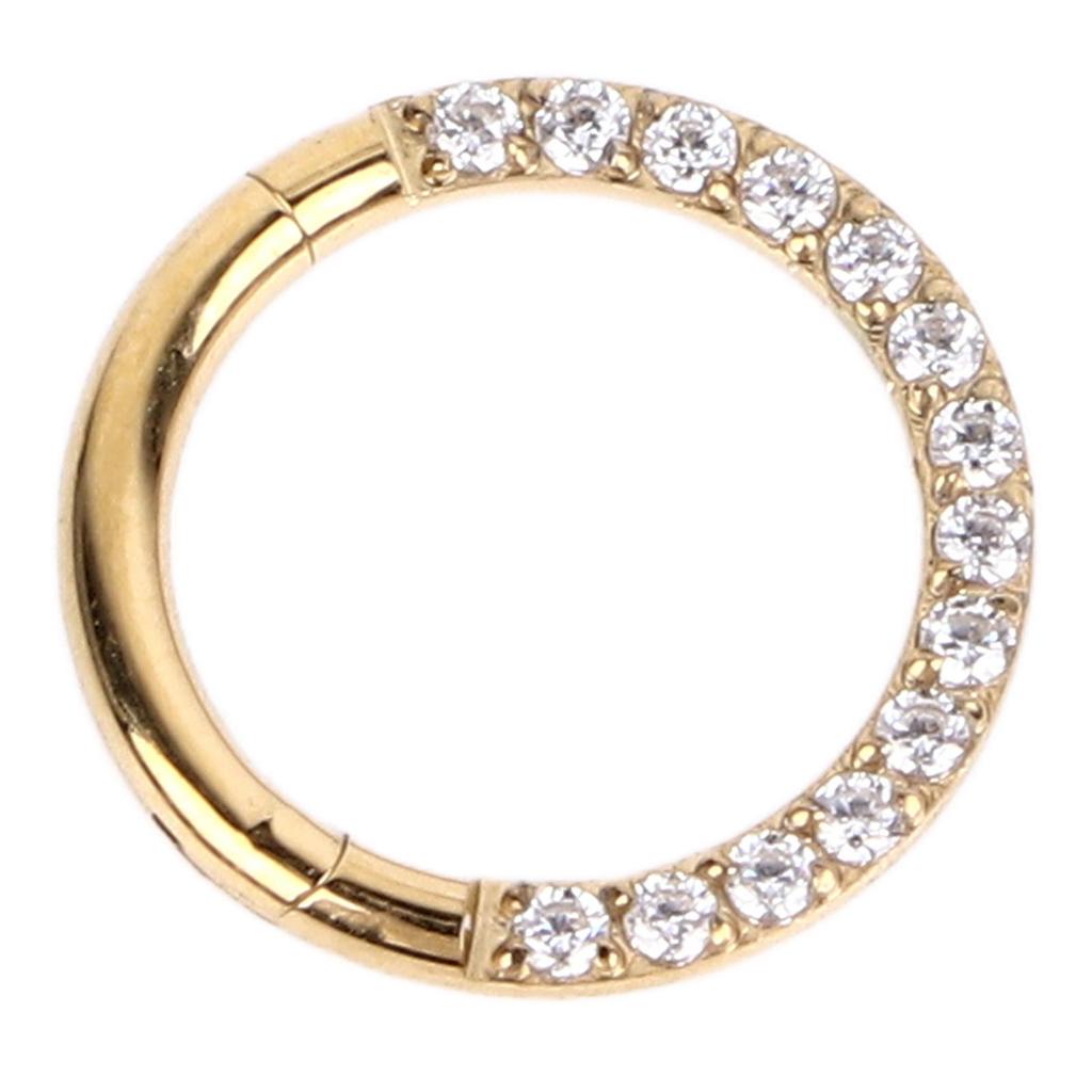 Nose Hoop 3 Piercing Nose Hoop Zirconia Decoration Skin Friendly Exquisite Jewelry