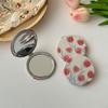 Miumi - Floral Round Portable Mirror