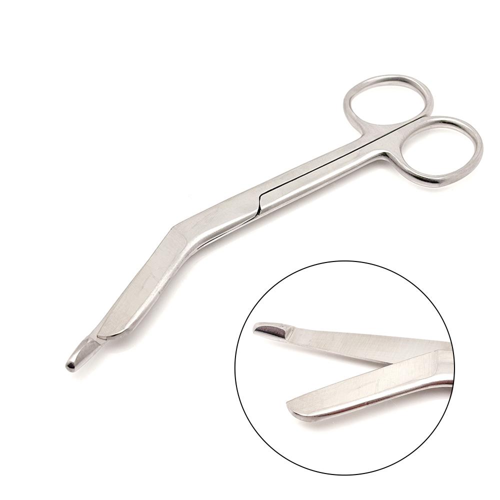 Premium 14cm Stainless Steel Medical Bandage Scissors for Dressing Wound Care and First Aid