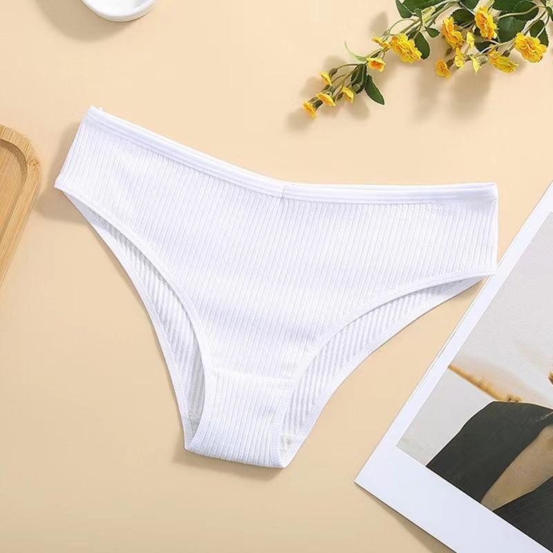 Cotton Panties Women's Comfortable Briefs Waffle Style Underwear Female S-XL Soft Underpants Ladies Panties