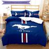Mustang 3pcs Bedding Set Duvet Cover Closure Includes 1 Duvet Cover & 2 Pillowcases for All Seasons Bedroom Home Dorm Decor