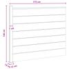 WPC and Aluminum Fence Panel Brown