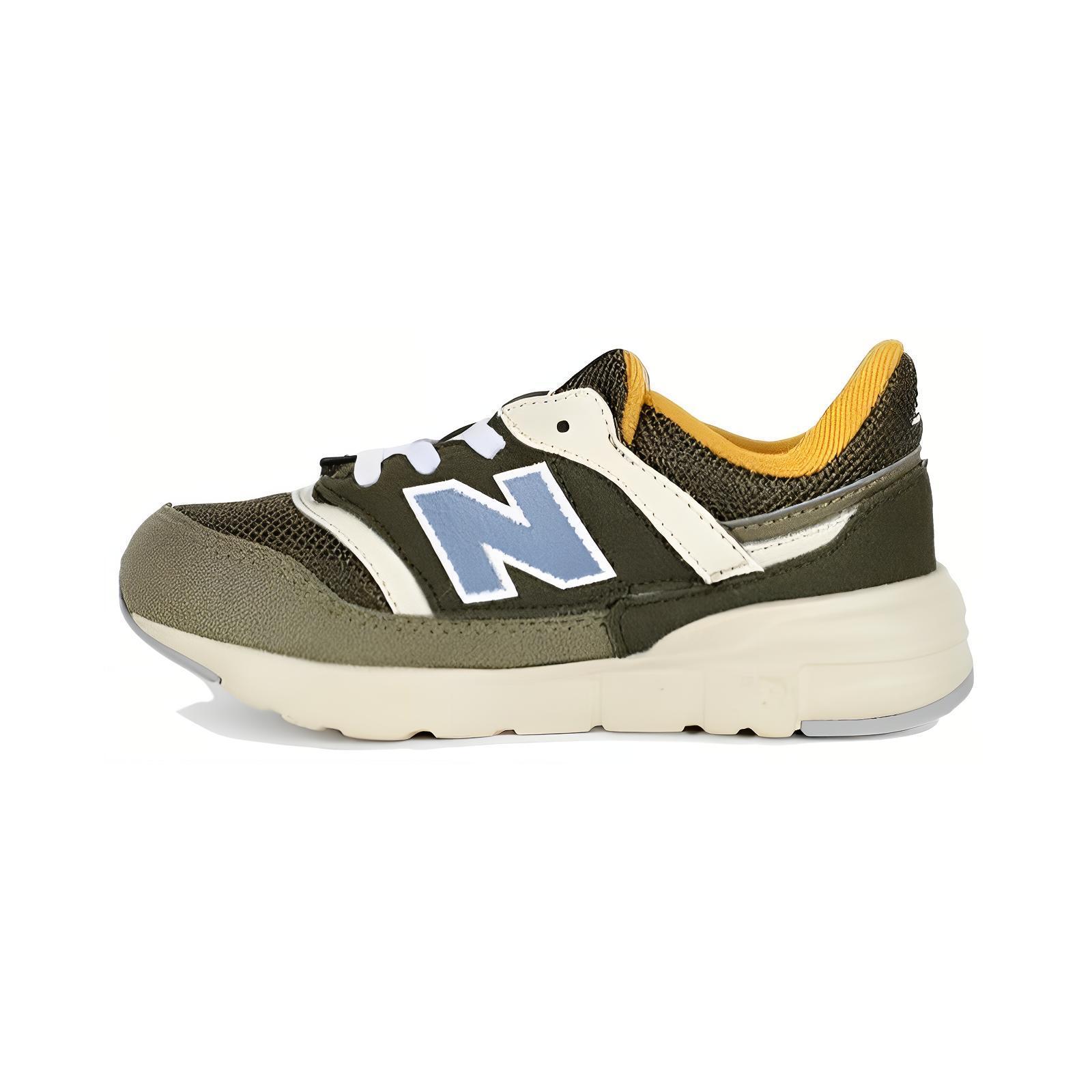 

New Balance NB 997 Comfortable Anti Kick Cushioning Low top Kids Running Shoes Green Children Aged 3 7 Years Old PZ997RBB 28.5