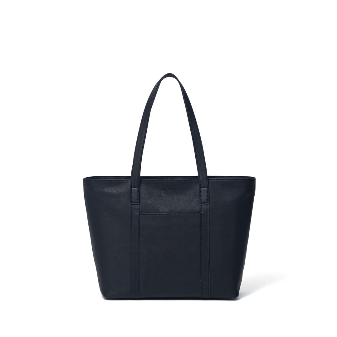 

Margaret Howell Idea Tote Bag [Oakshot] Cowhide Leather, Lightweight, A4 Size, Slim, Self-Standing, Zipper Closure, Unisex, Made in Japan, MHLH5EH1