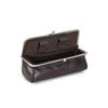 CONTACTS Federmäppchen aus Vollnarbenleder mit Kussverschluss Stifteetui Vintage Sonnenbrillenhalter Brillenetui Kleine Kosmetiktasche Reise-Organizer-Tasche