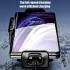 Car Wireless Charger Mount Rotating Air Vent Automobile Cradles Auto Clamping Car Phone Holder For Music Control Video Streaming
